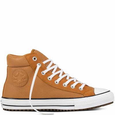 Converse Chuck Taylor All Star Boot Pc Leather + Suede High Tops Mens - White Shoes (662JBCLN)